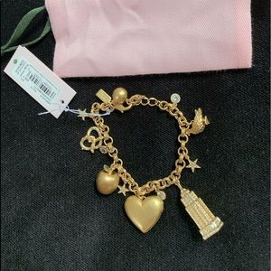 Kate Spade Dashing Beauty NYC Charm Bracelet NWT